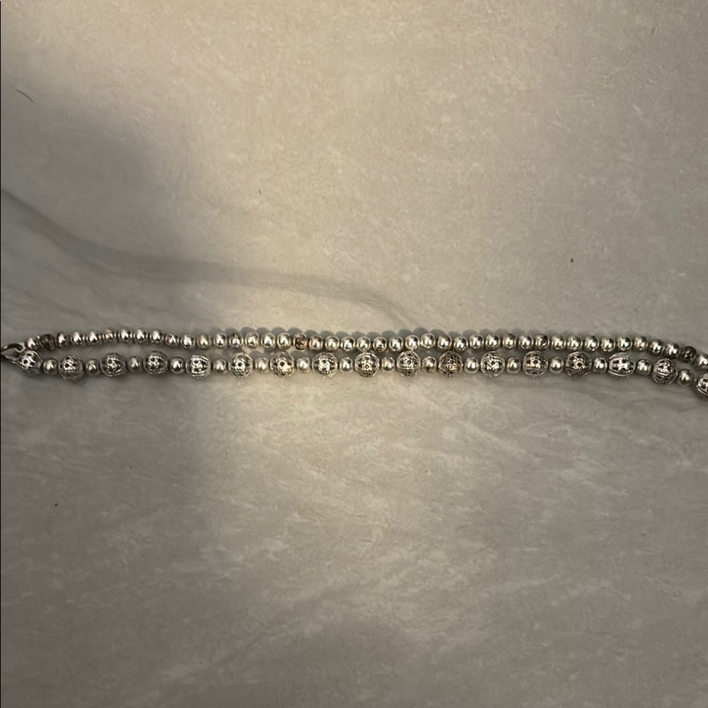 Engraved Bracelet with Heart Charm and Cross - Picture 3 of 6